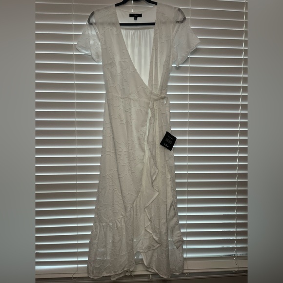 Lulu's White Ruffle Maxi Dress - Picture 1 of 1